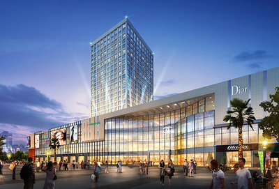 一线电梯沃克斯签约元一新天地 共同打造城市全新商业中心